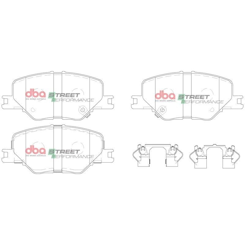 DBA STREET PERFORMANCE PADS DB15020 HOLDEN COMMODORE FRONT