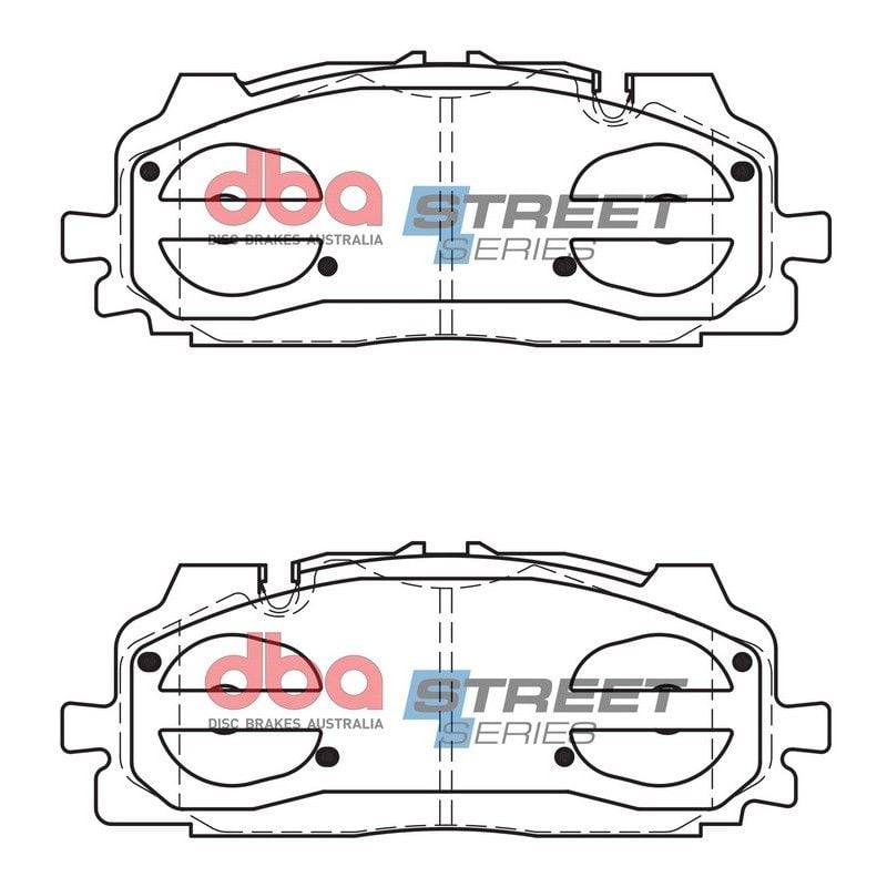 DBA STREET PERFORMANCE PADS DB15030 AUDI A4,A5,A6,A8 FRONT