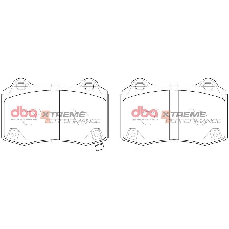 DBA STREET PERFORMANCE PADS DB15041 TESLA MODEL S FRONT