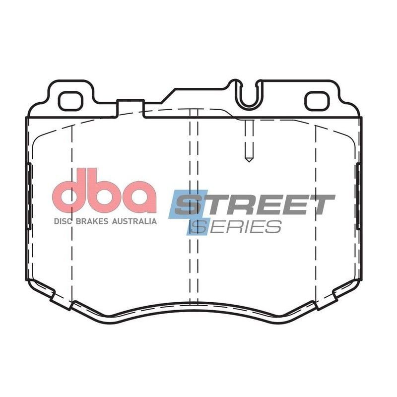 DBA STREET PERFORMANCE PADS DB15182 MERCEDES C63 FRONT