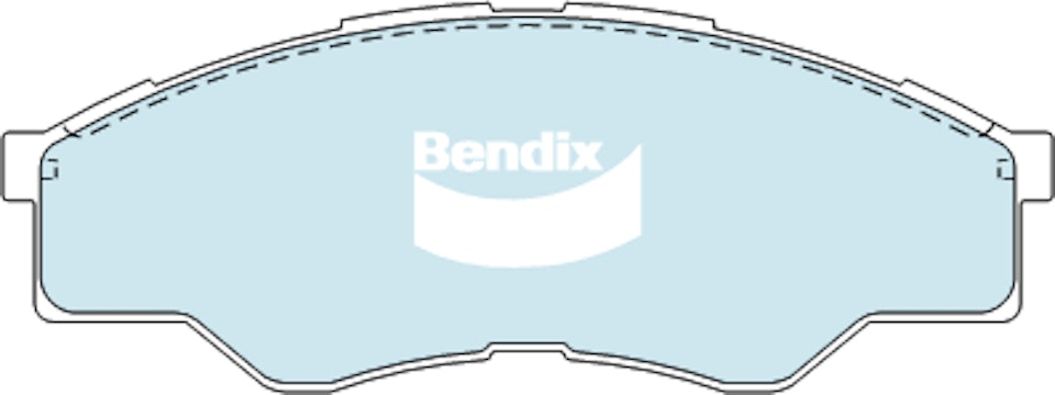 DBA STREET PERFORMANCE PADS DB1741 TOYOTA HILUX FRONT