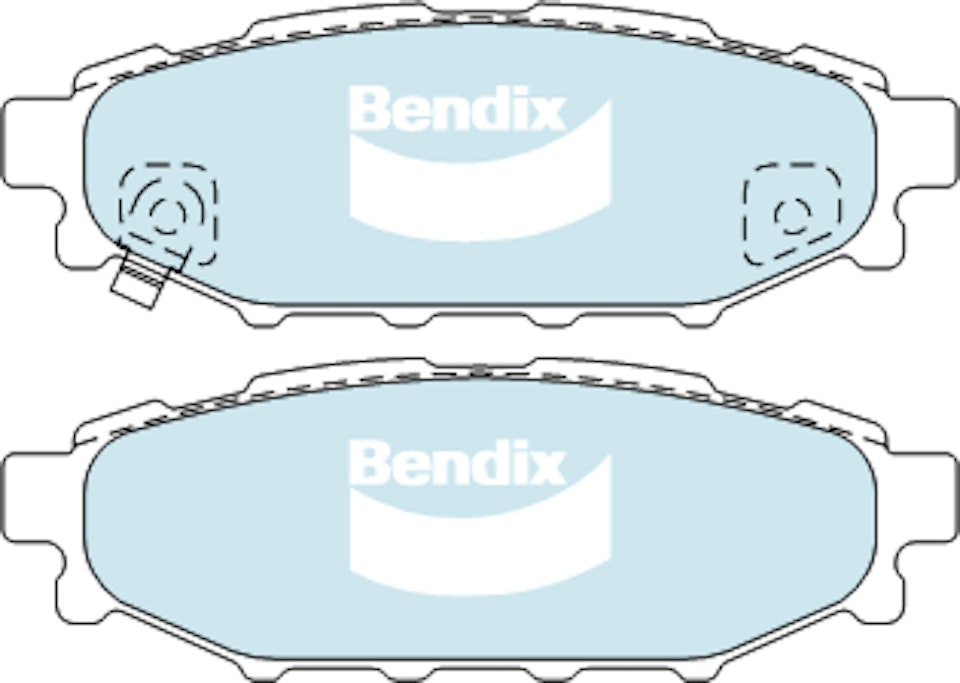 DBA STREET PERFORMANCE PADS DB1803 SUBARU BRZ,TOYOTA 86 REAR 06-22