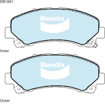 DBA STREET PAERFOMANCE PADS DB1841 HOLDEN COLORADO FRONT