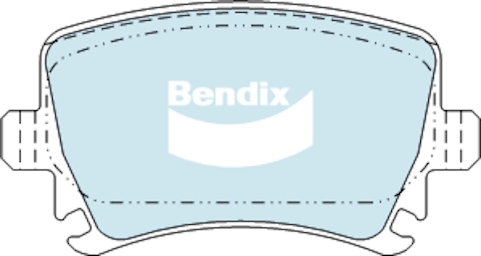 DBA STREET PERFORMANCE PADS DB1865 AUDI,SKODA,VOLKSWAGEN REAR