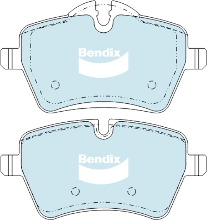 DBA STREET PERFORMANCE PADS DB2052 MINI COOPER FRONT