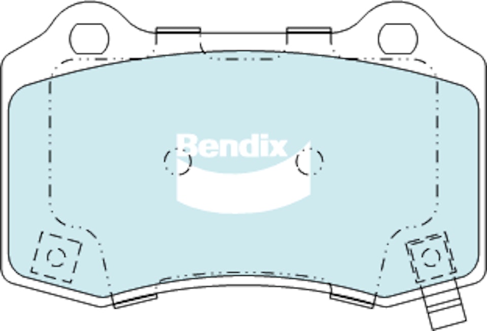 DBA STREET PERFORMANCE PADS DB2260 FORD,HOLDEN REAR