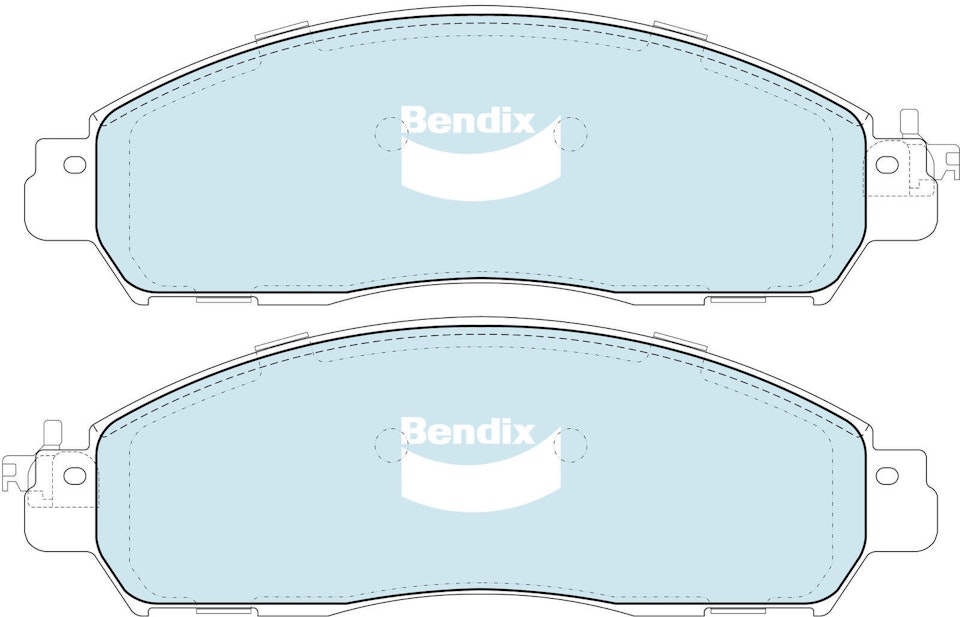 DBA STREET PERFORMANCE PADS DB2374 NISSAN NAVARA FRONT