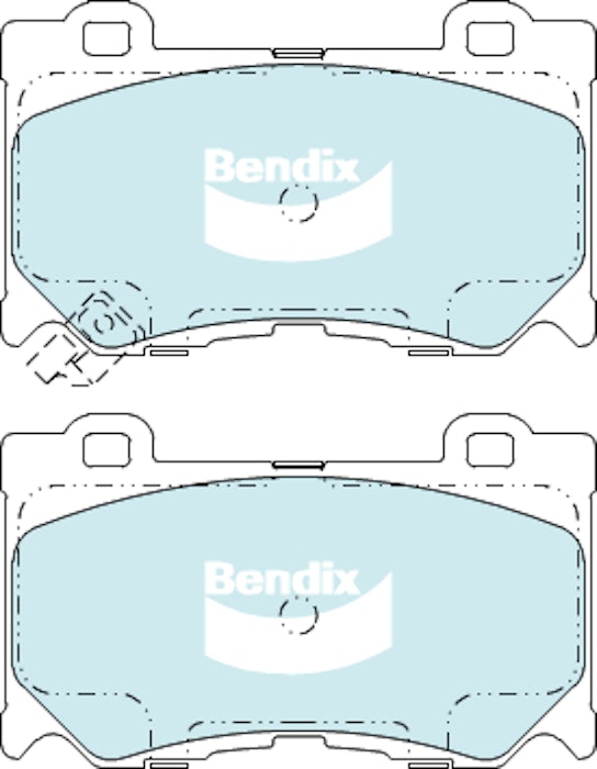 DBA STREET PERFORMANCE PADS DB2400 NISSAN SKYLINE FRONT