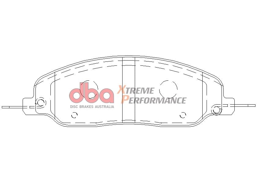 DBA EXTREME PERFORMANCE PADS DB7986 FORD MUSTANG FRONT
