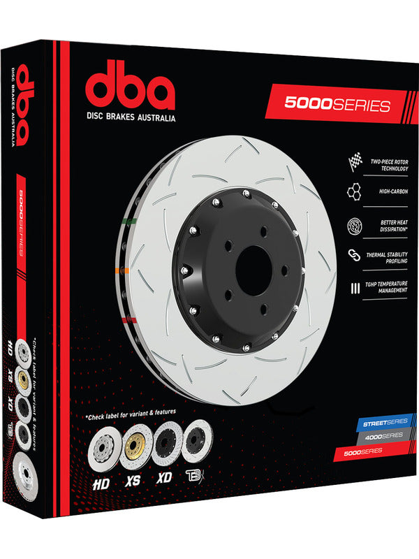 DBA 5000 Series T3 Slotted Replacement Brake Discs - With Hat