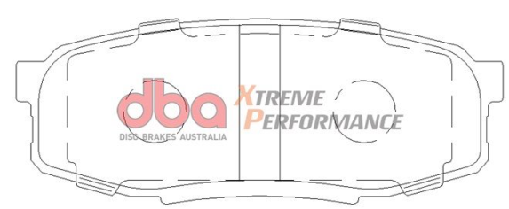 DBA Extreme Performance brake pads DB1857 Lexus & Toyota Landcruiser rear