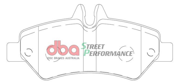 DBA Street Performance brake pads DB1972 Mercedes Sprinter & Volkswagen Crafter rear