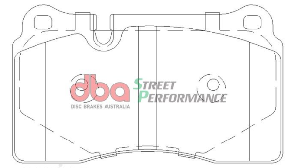 DBA Street Performance brake pads DB2228 Audi, Chevrolet, Cupra & Volkswagen front
