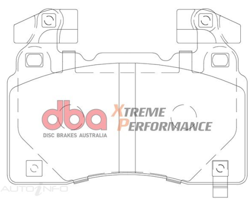 DBA Extreme Performance brake pads DB2358AXP Chevrolet, Holden & Tesla front