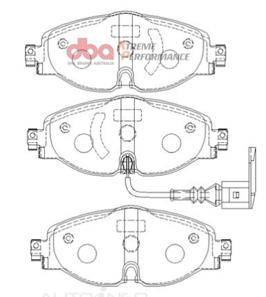 DBA Extreme Performance brake pads DB2383 Audi, BMW, Skoda & Volkswagen front
