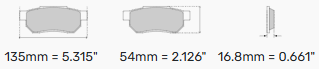 Ferodo Brake Pads FCP600 - Nissan 200 SX (S13) Front