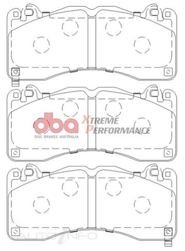 DBA Extreme Performance brake pads DB9021 Ford Mustang front