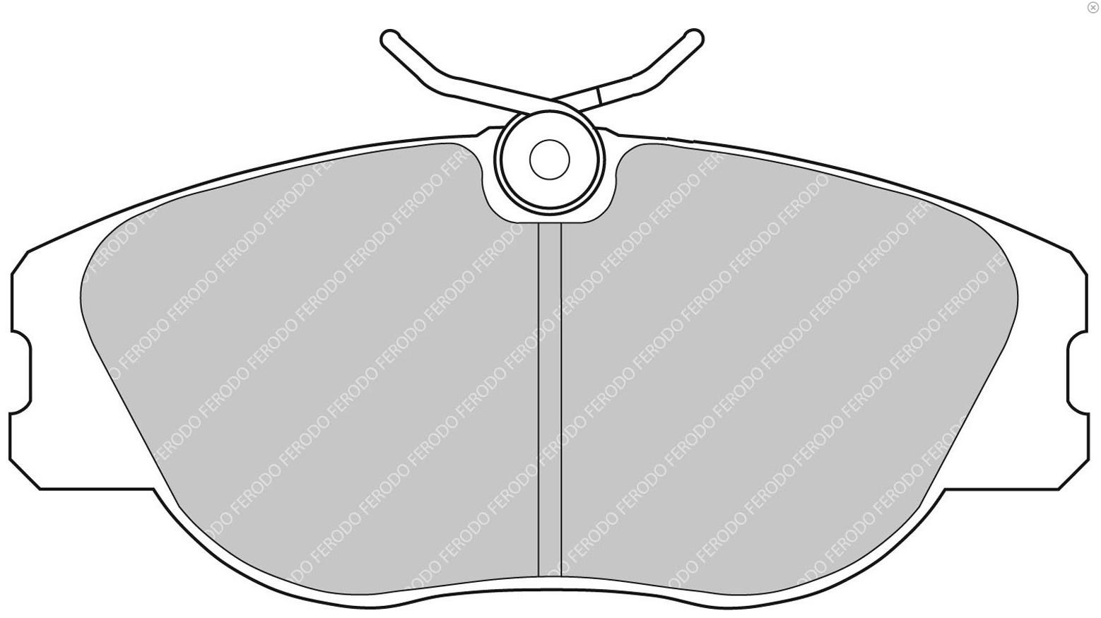 Ferodo Ds2500 Brake Pads FCP565H Alfa Romeo Front