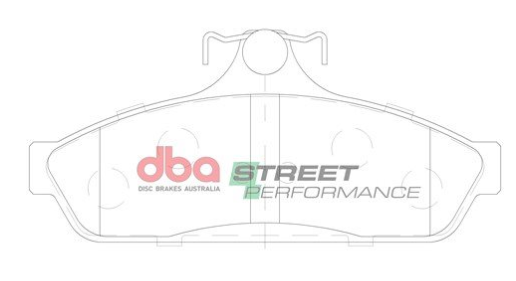 DBA Street Performance brake pads DB1085 Holden, HSV, Nissan & Toyota front