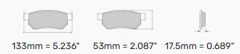 Ferodo Brake Pads FCP867 - Toyota AE101 & AE102 Front