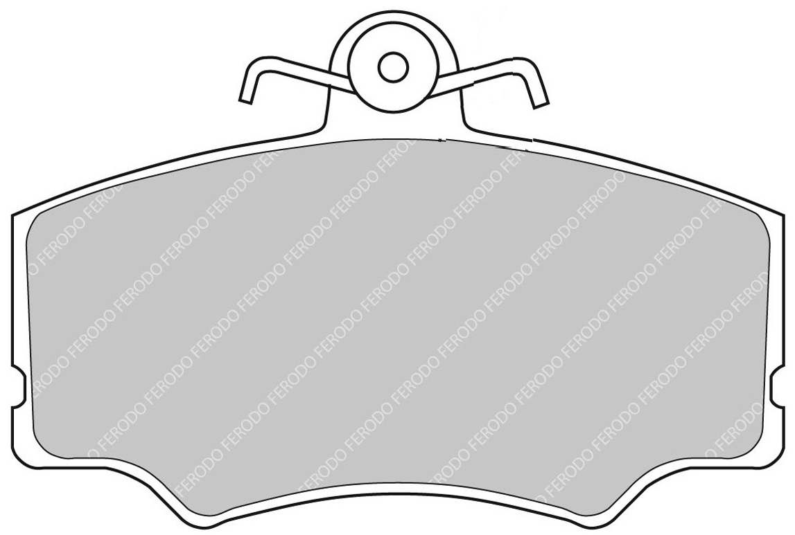 Ferodo Ds2500 Brake Pads FCP647H Alfa Romeo Front