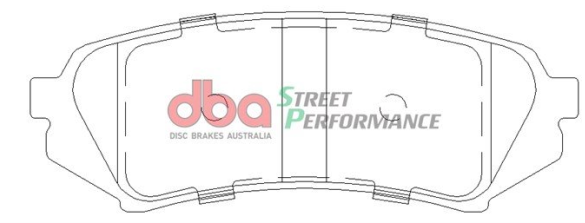 DBA Street Performance brake pads DB1383 Lexus & Toyota Landcruiser rear
