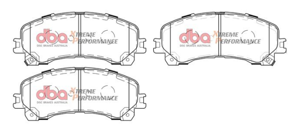 DBA Extreme Performance brake pads DB15000 HSV Colorado, Trailblazer & HSV Colorado Sportscat front