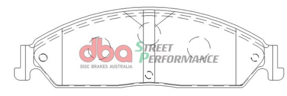 DBA Street Performance brake pads DB1473 Ford Falcon & Territory front