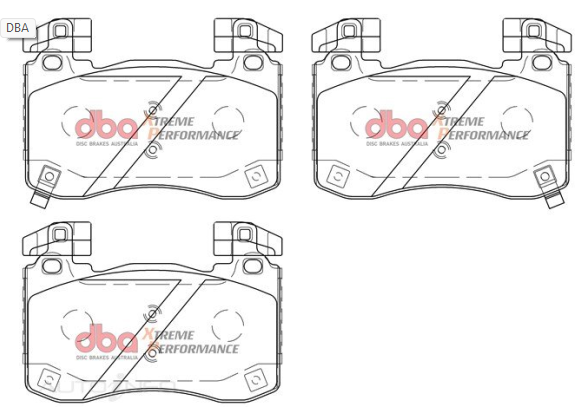 DBA Extreme Performance brake pads DB15003 Kia Stinger front