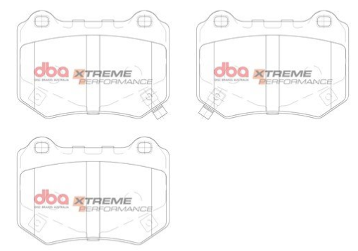 DBA Extreme Performance brake pads DB15007 Subaru WRX & STI rear (Brembo caliper)