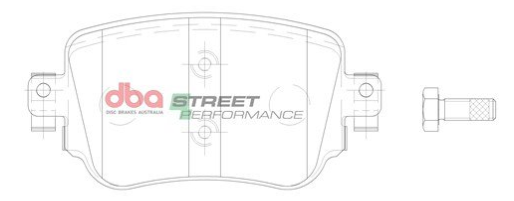 DBA Street Performance brake pads DB15009 Audi, Skoda & Volkswagen rear