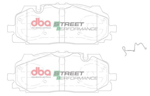 DBA Street Performance brake pads DB15030 Audi A3, A4, A5, A6, A7 & A8 front