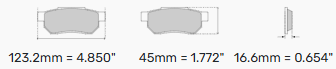 Ferodo Ds2500 Brake Pads FCP1301 BMW rear