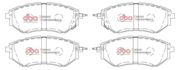 DBA Extreme Performance brake pads DB1722 Subaru Forester, Legacy, Outback & WRX front