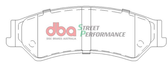 DBA Street Performance brake pads DB1675 Ford Falcon & Territory rear