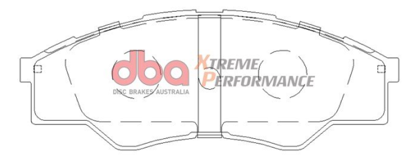DBA Extreme Performance brake pads DB1741 Toyota Hilux front