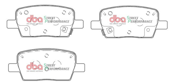 DBA Street Performance brake pads DB9105 Chevrolet Camaro & Holden Acadia Rear