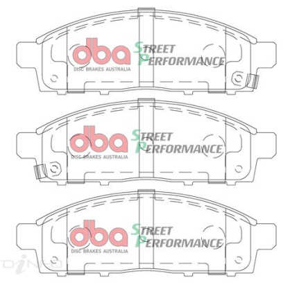 DBA Street Performance brake pads DB1774 Mitsubishi Challenger, L200, Triton & Nissan NV200 front