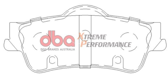 DBA Extreme Performance brake pads DB1766 Holden Calais, Caprice, Commodore, Statesman, HSV Clubsport & Maloo rear