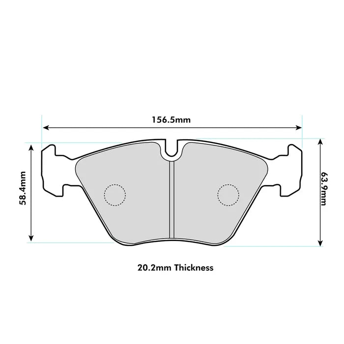 Ferodo Brake Pads FCP1073 - BMW 330i, M3, M4, Z3 & Z4 Front