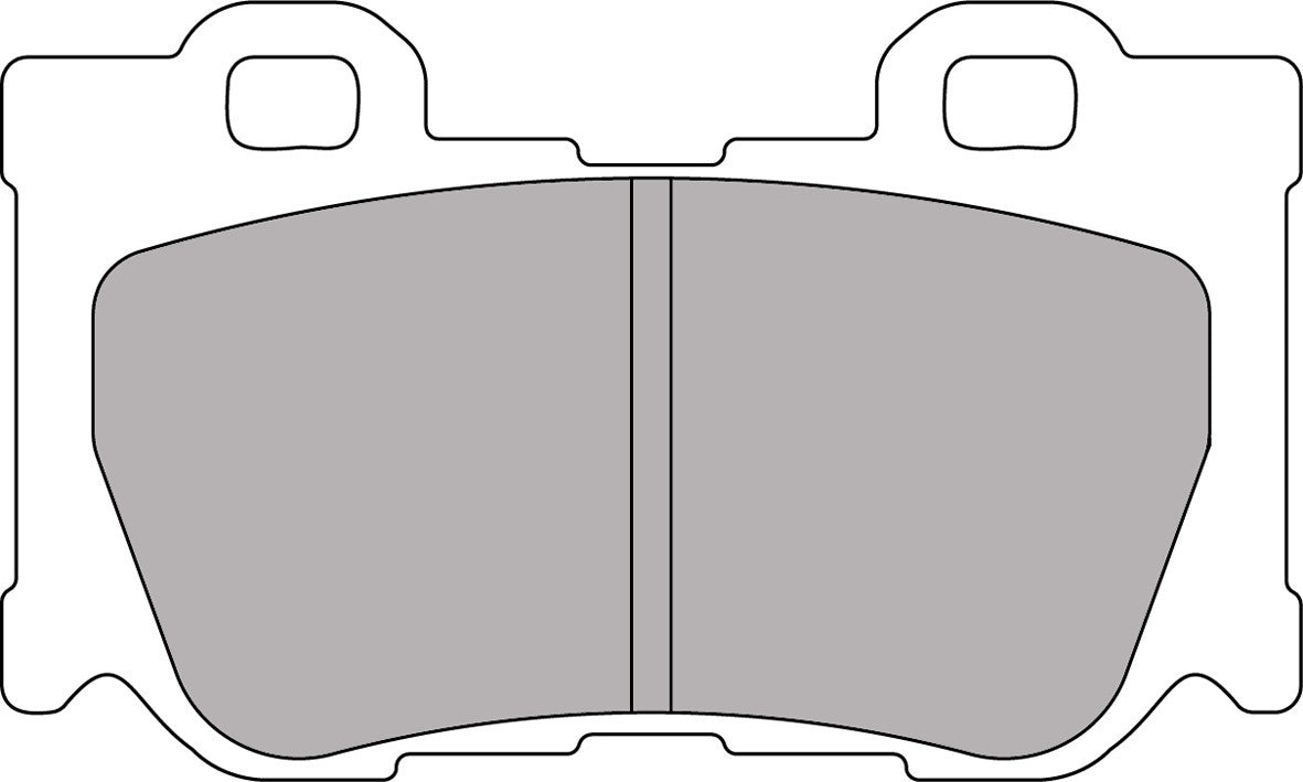 Ferodo Ds2500 Brake Pads FCP4173H Nissan 370Z Rear