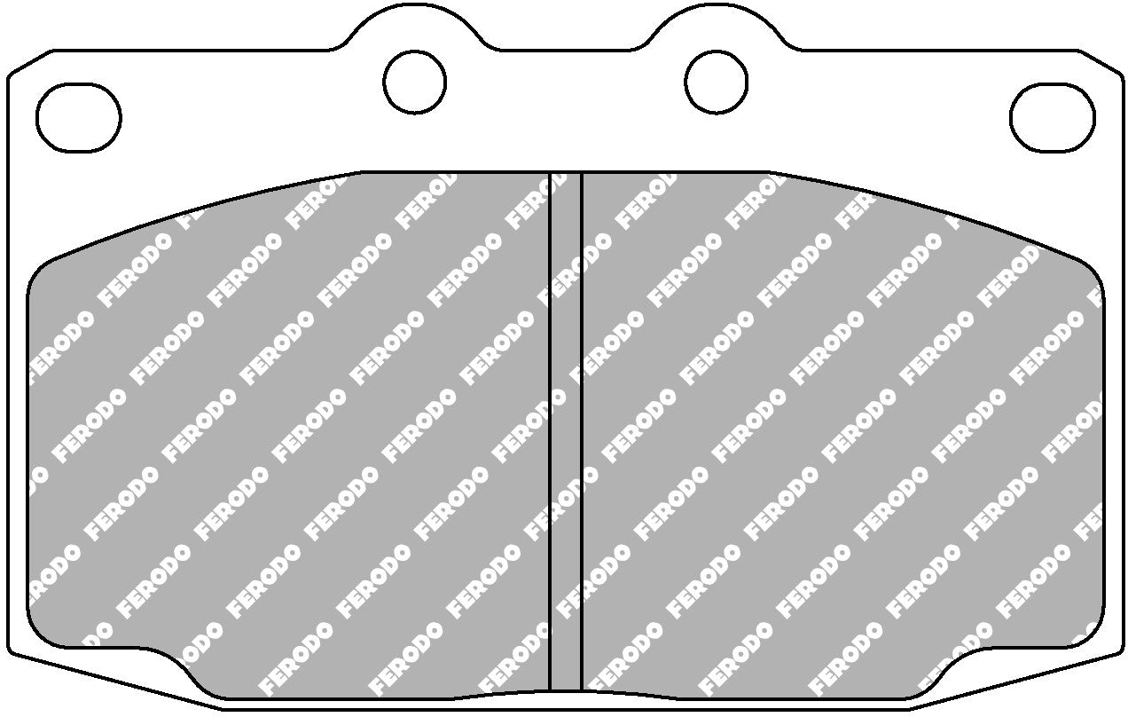 Ferodo Ds3000 Brake Pads FCP483R Mazda RX 7 III (FD) 1.3 Twin Turbo Front