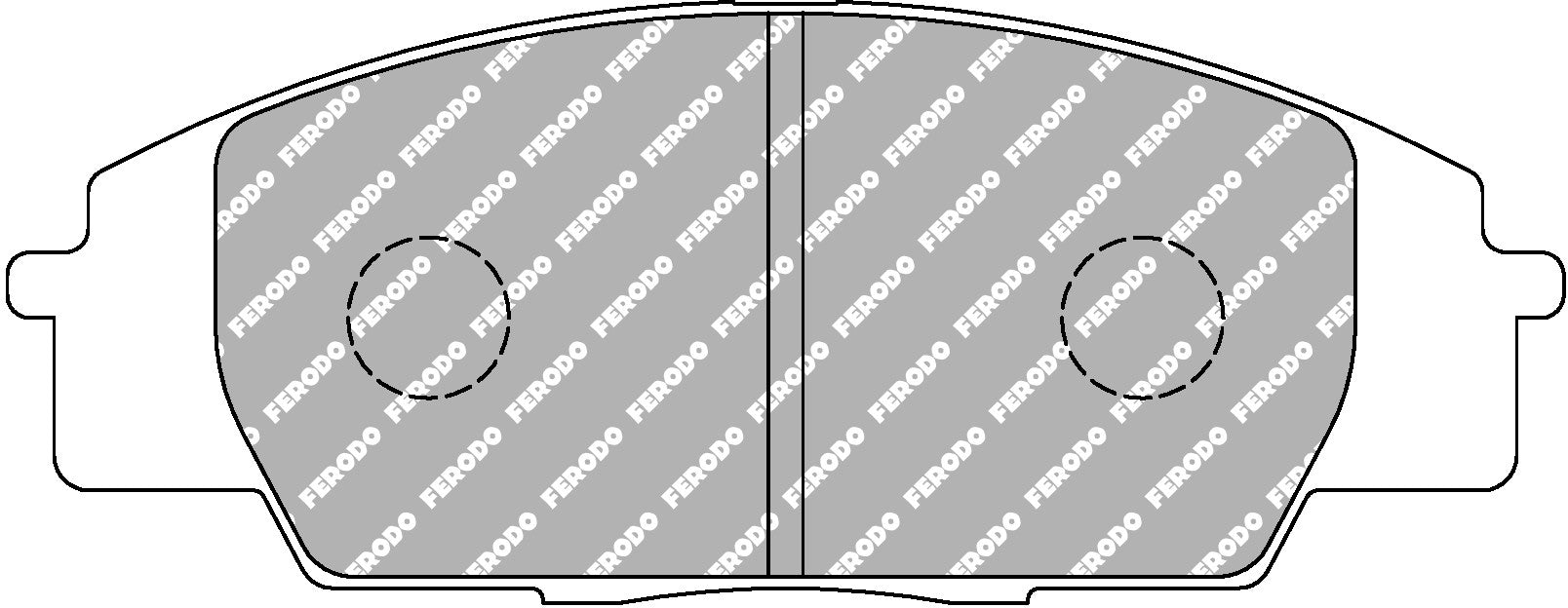 Ferodo Ds2500 Brake Pads FCP1444R Honda Civic VII 2.0 Type R Front