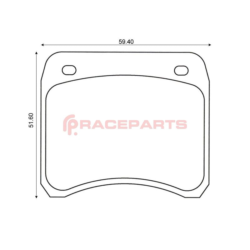 MINTEX RACING BRAKE PADS MLB19 FORMULA FORD FRONT & REAR