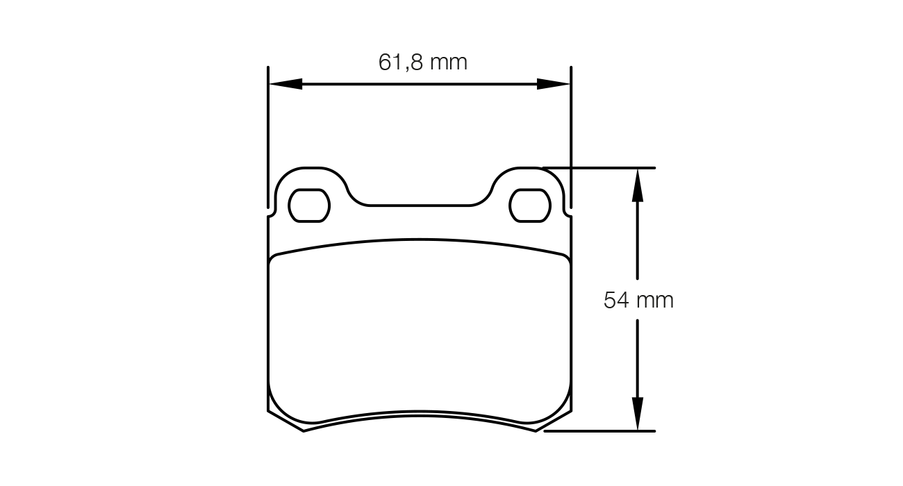 PAGID RACING BRAKE PADS U1151 MERCEDES 190 REAR