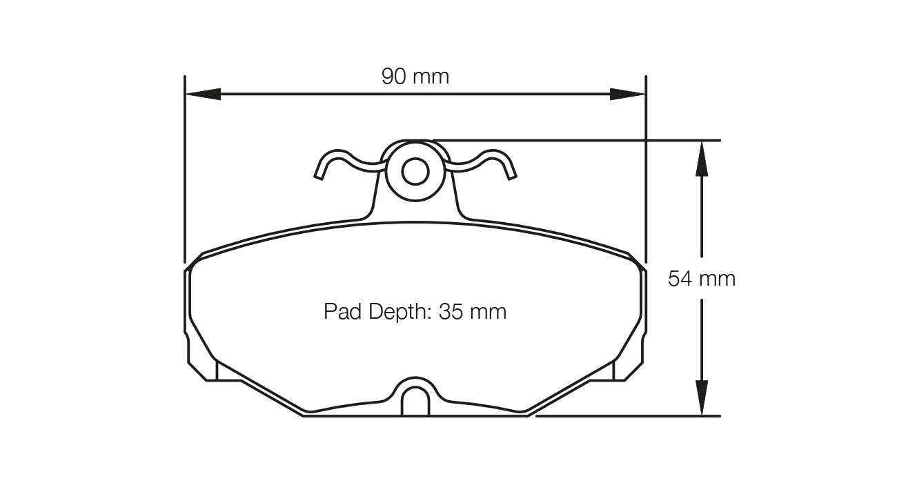 PAGID RACING BRAKE PADS U1163 PAD CATERHAM SEVEN REAR