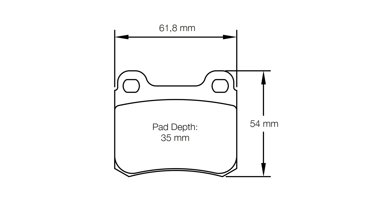 PAGID RACING BRAKE PADS U1177 OPEL ASTRA REAR