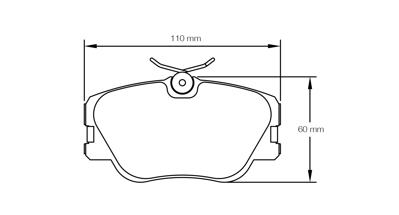 PAGID RACING BRAKE PADS U1190 MERCEDES 190-300 FRONT