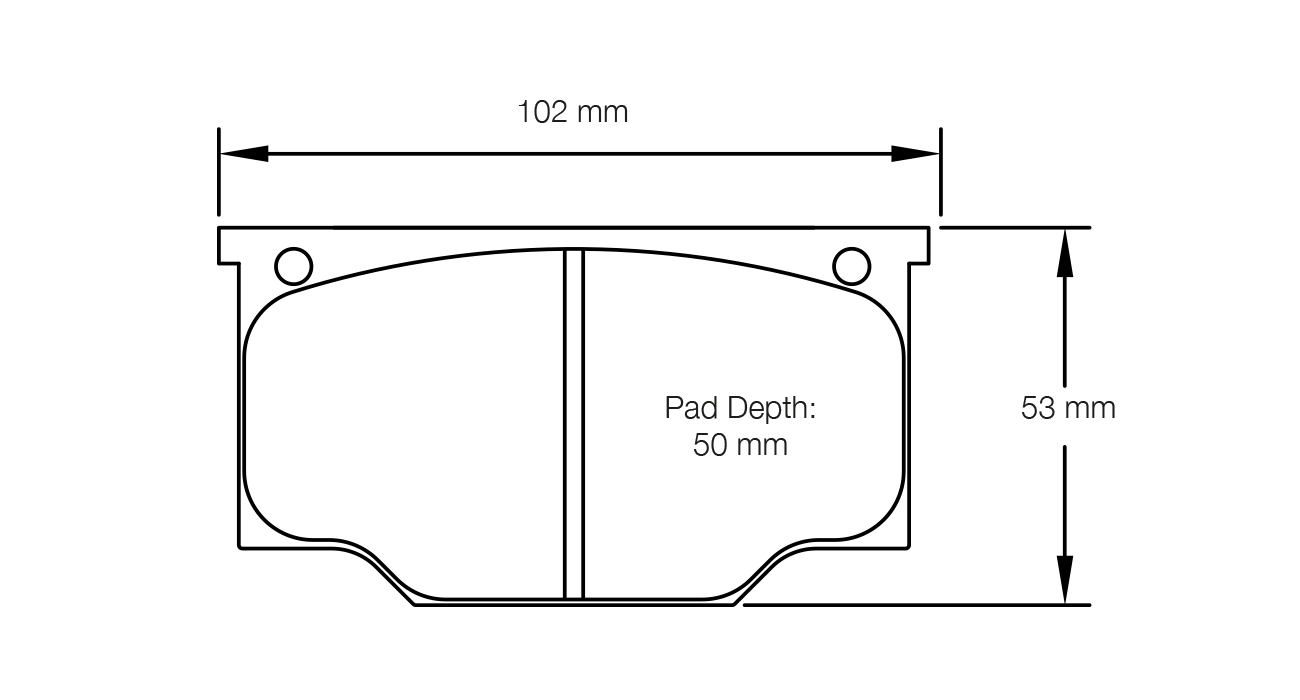 PAGID RACING BRAKE PADS U1192 ALCON, PFC, HISTORIC GIRLING CALIPER