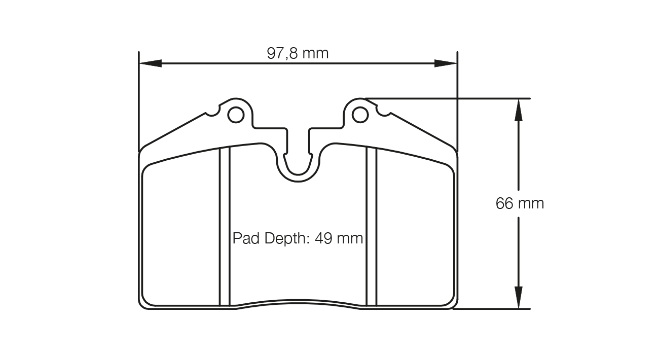 PAGID RACING BRAKE PADS U1203 FERRARI, PORSCHE FRONT & REAR